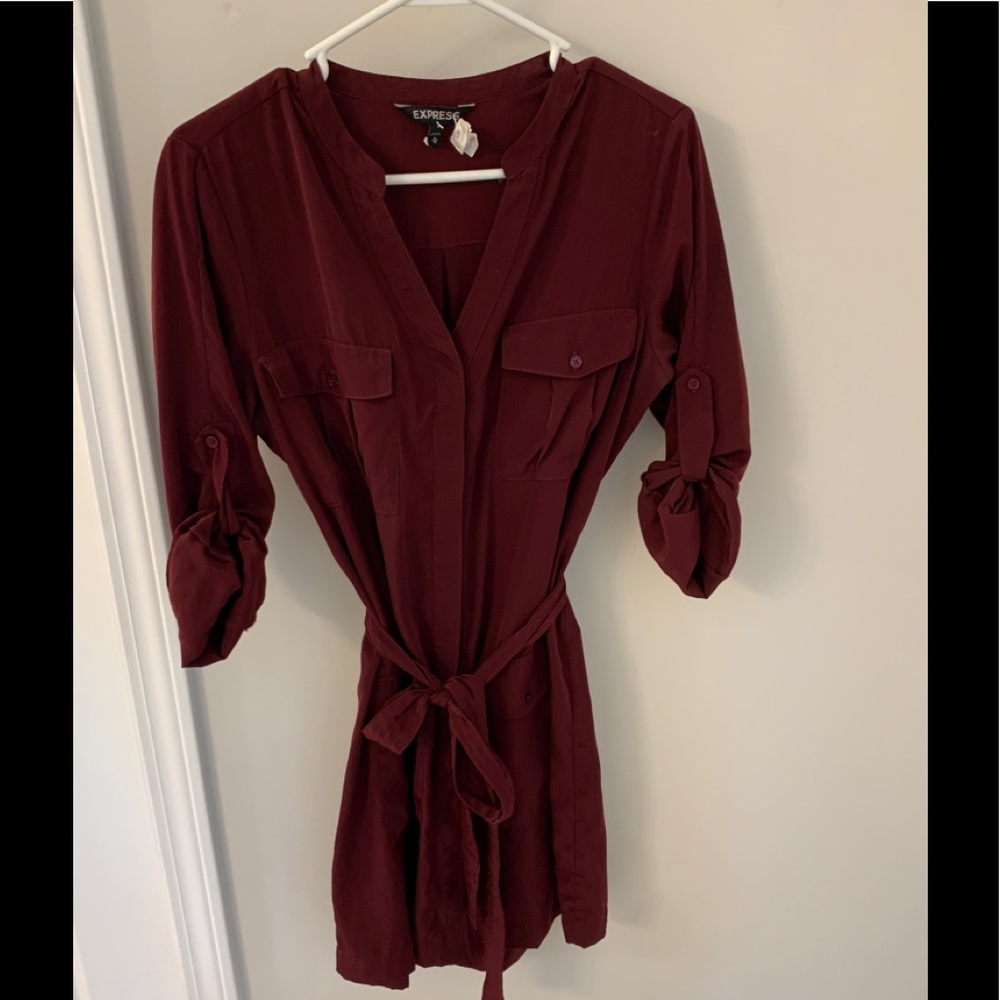 Buttoned casual dress